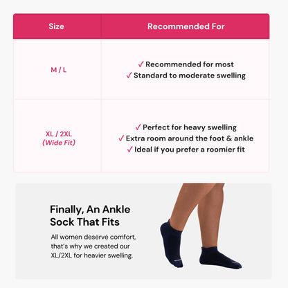 Ankle Bamboo Compression Socks