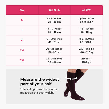 Toeless Bamboo Wide Compression Socks