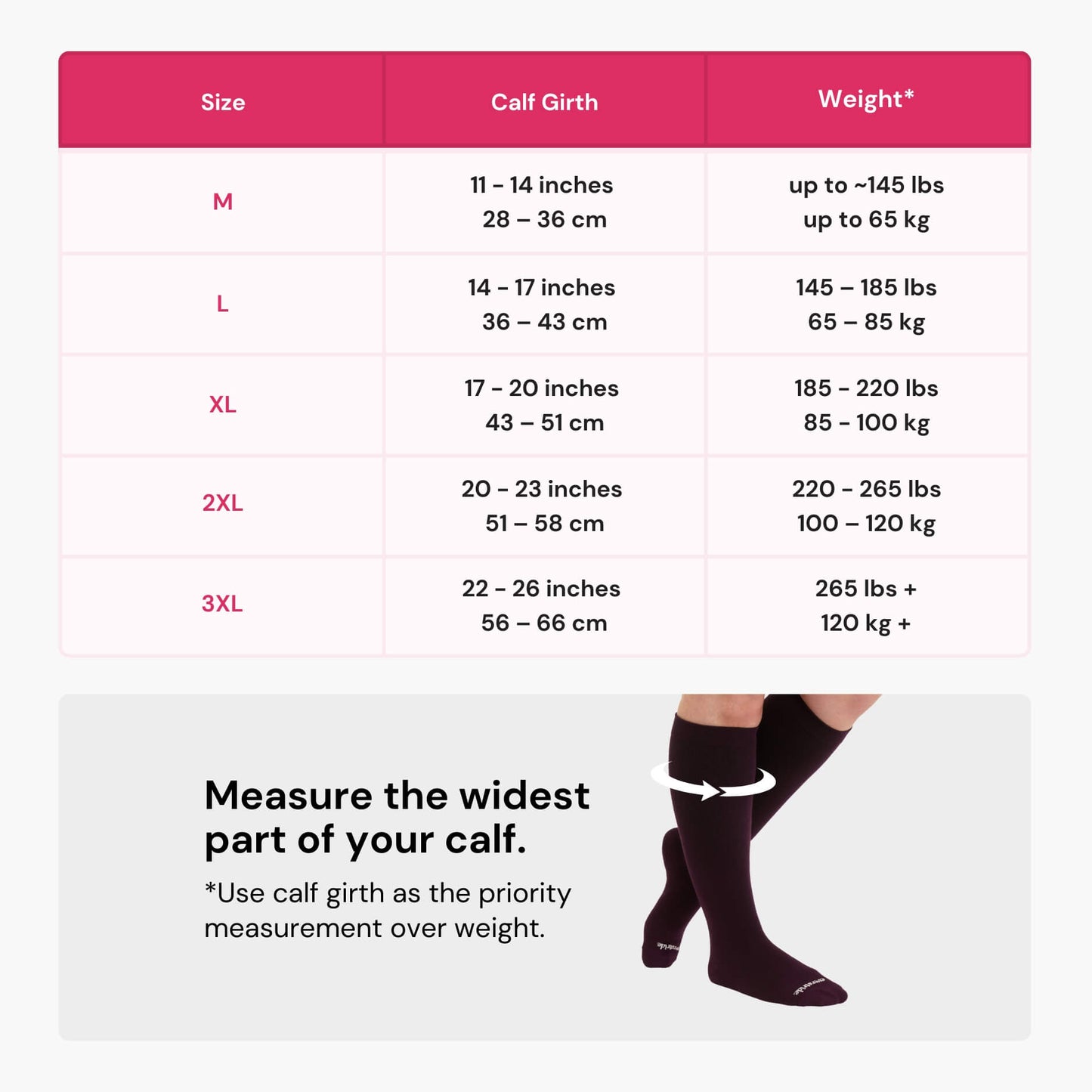 Bamboo Wide Compression Socks