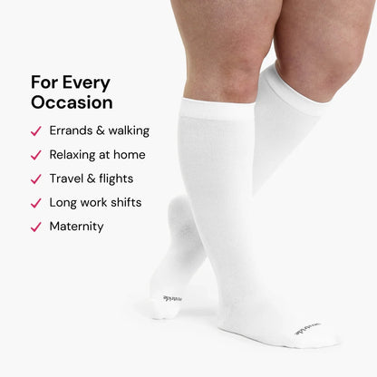 Bamboo Wide Compression Socks