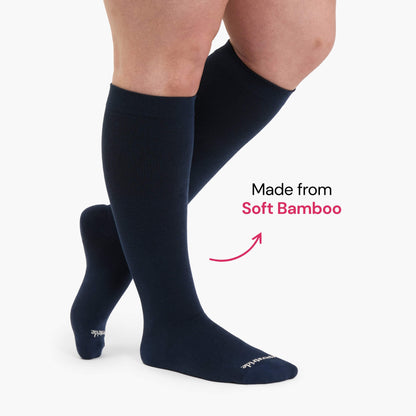 Bamboo Wide Compression Socks