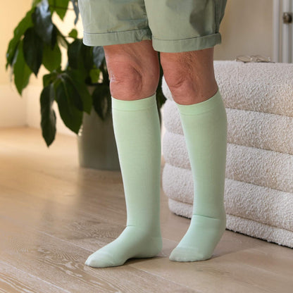 Bamboo Wide Compression Socks (Pastels)