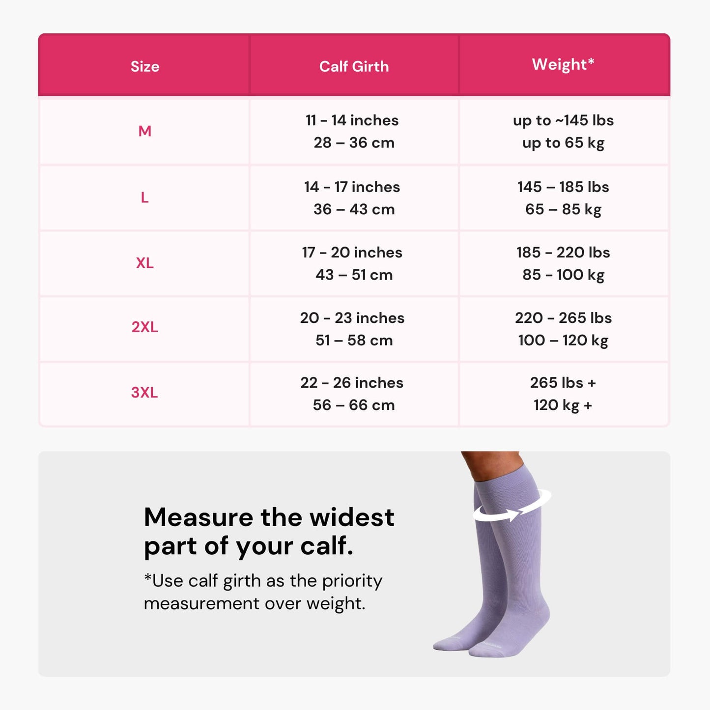 Bamboo Wide Compression Socks (Pastels)